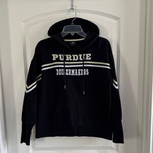 Purdue Boilermakers Black Hoodie Sweatshirt